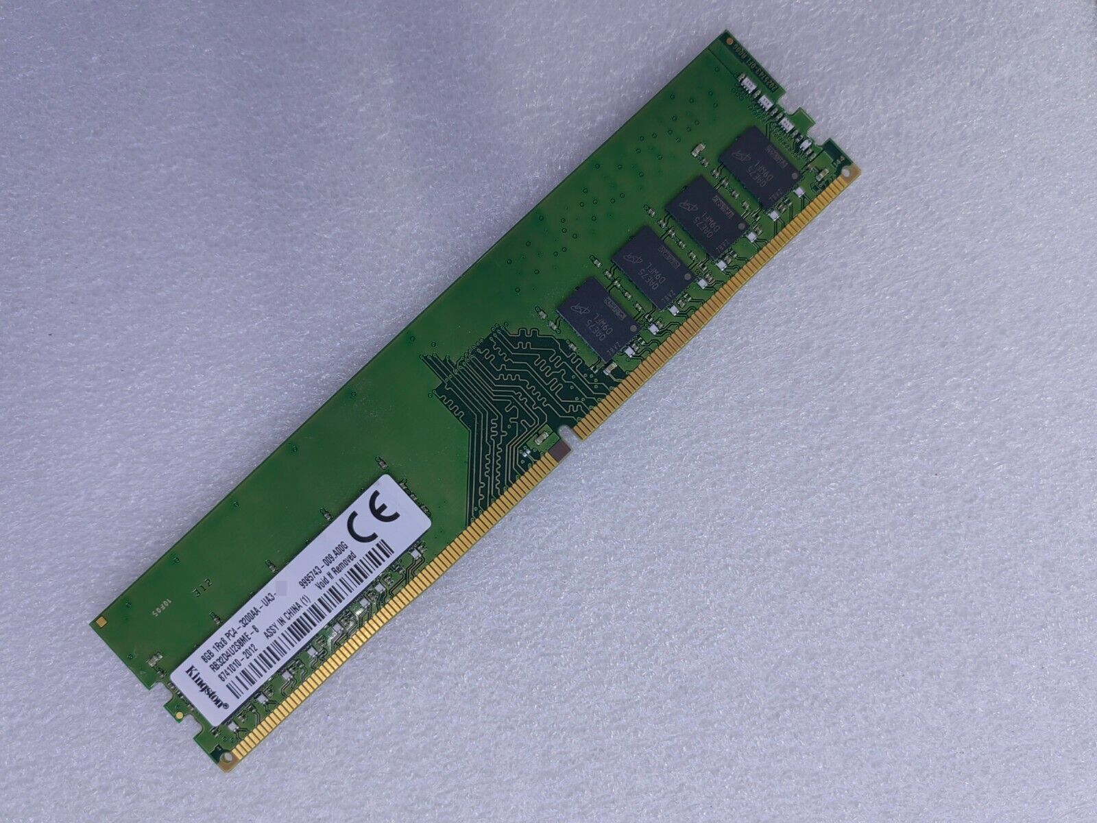 Kingston 8GB DDR4 3200 Desktop DIMM RAM 1Rx8 PC4-25600 for Kingston 8GB DDR4 3200 Desktop DIMM RAM 1Rx8 PC4-25600 for