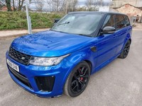2018 Land Rover Range Rover Sport 5.0 V8 SVR S/C Auto 4WD SUV Petrol Automatic