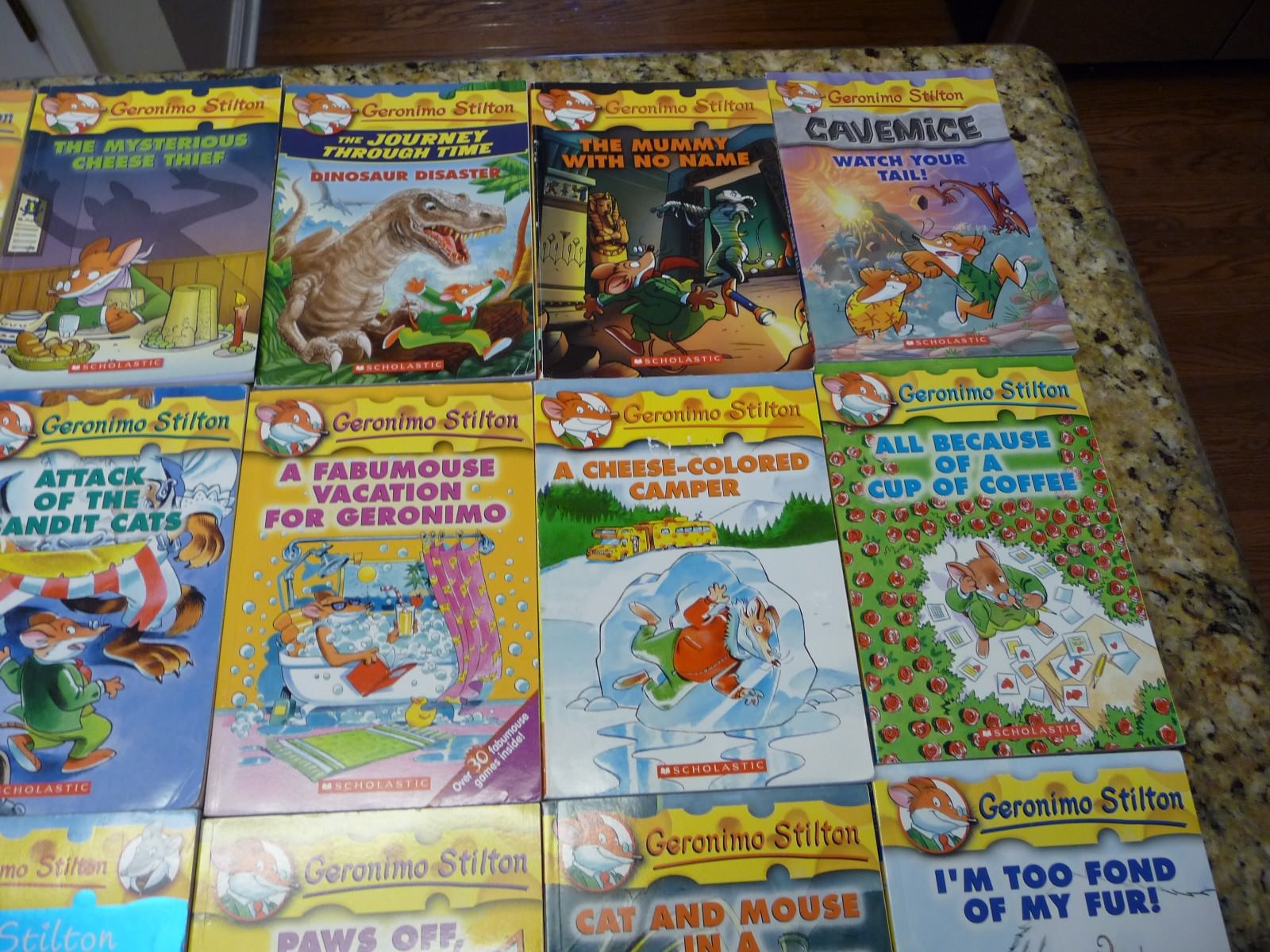 17 Geronimo Stilton book lot scholastic chapter children's A.R. paperback used