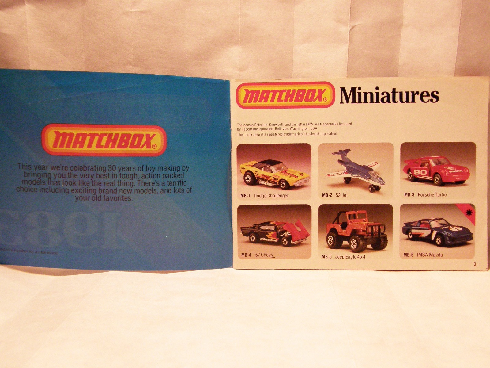 MATCHBOX COLLECTORS CATALOG 1983