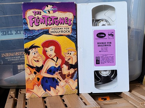 The Flintstones - Hooray for Hollyrock (VHS, 1994) White