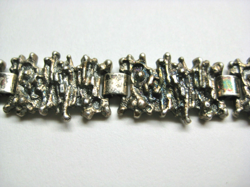 Skandinavisches Silber Armband 60er Jahre Vintage Bracelet Scandinavien Nr. 138