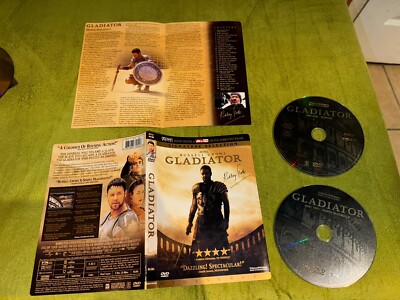 RUSSELL CROWE GLADIATOR  DVD  2003 WIDESCREEN SIGNATURE SELECTION