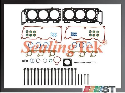 Fit 04-11 Ford 4.0L V6 SOHC VIN E,K Cylinder Head Gasket Set w/ Bolts Kit engine