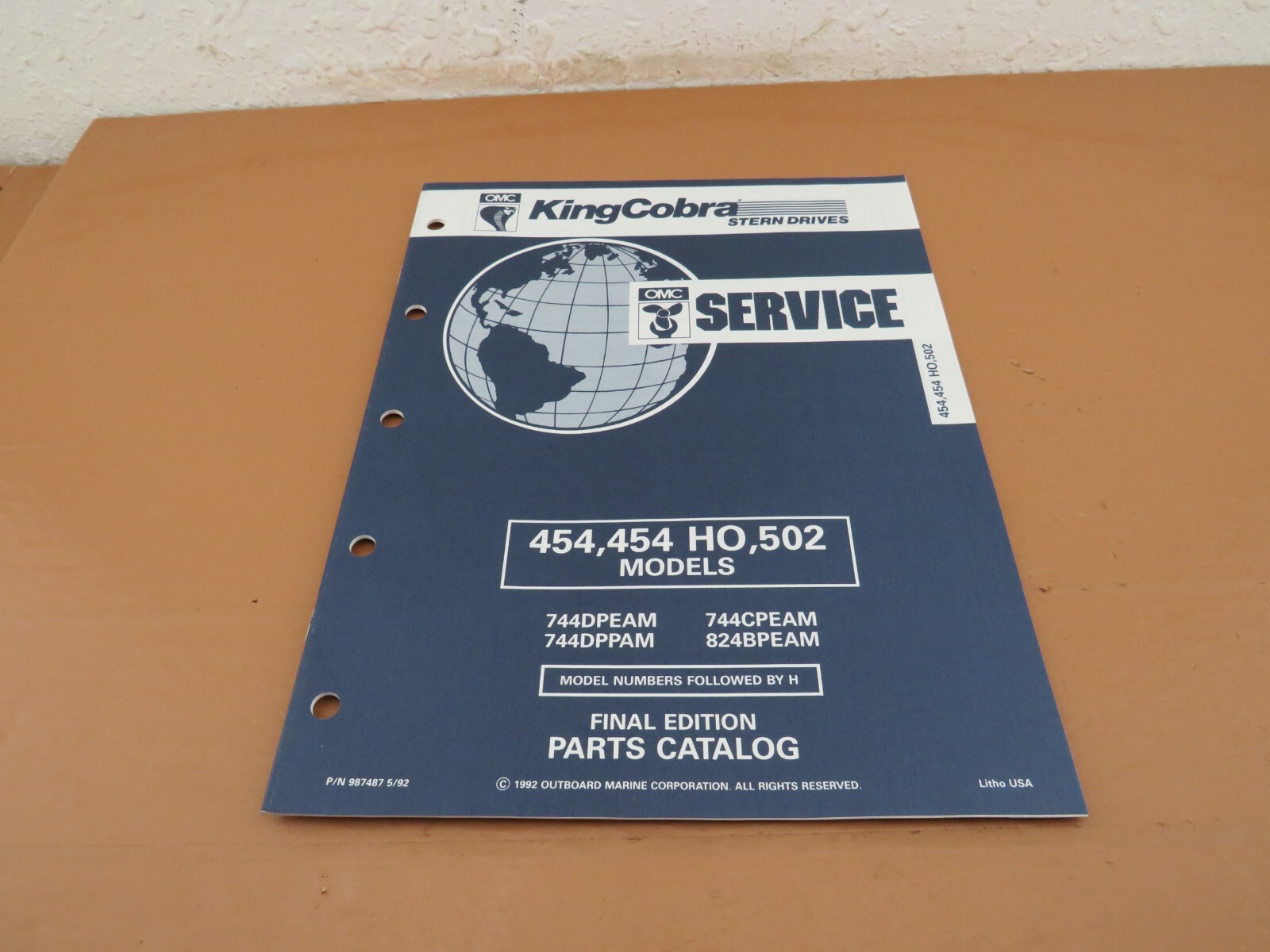 1992 King Cobra Stern Drives 454, 454 HO, 502 Models OEM