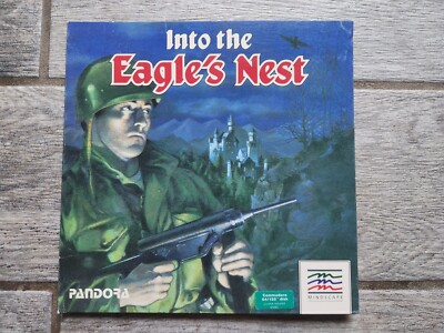 INTO THE EAGLE'S NEST, Commodore 64 C64/128, Complete & Fully Tested!  Nice!