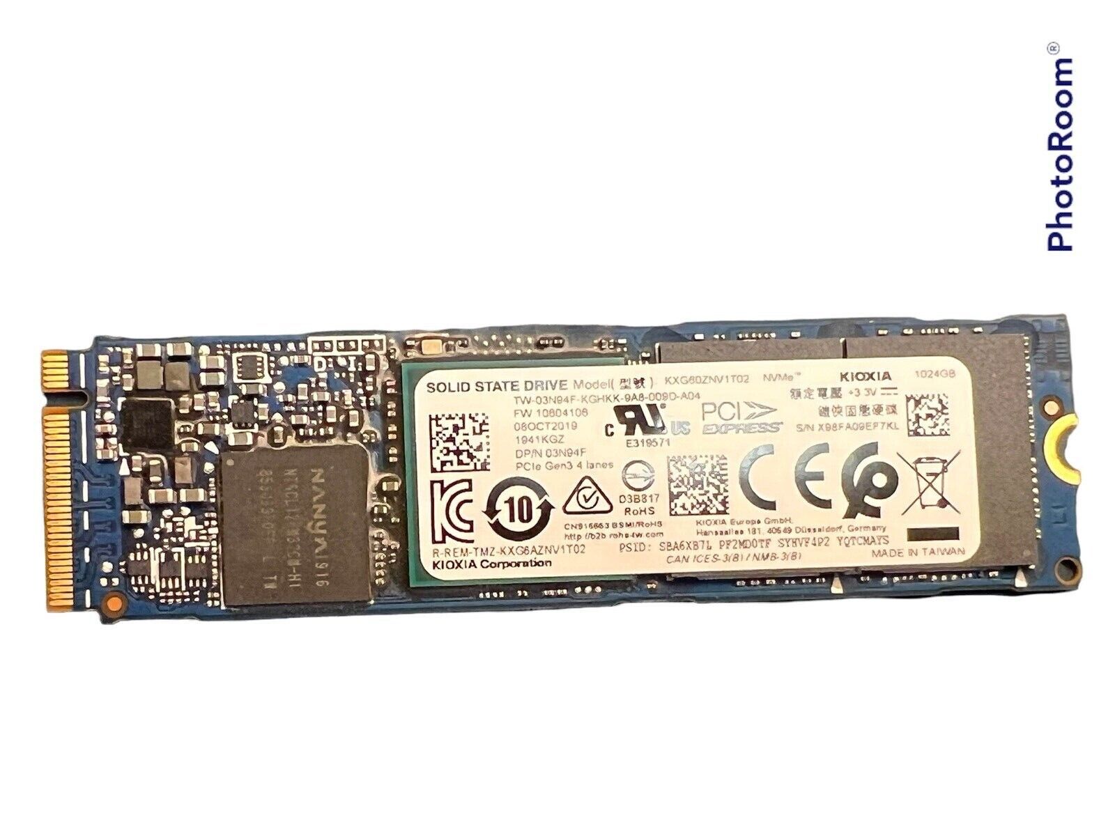 KIOXIA 1TB SSD XG6 M.2 2280 PCIe Gen3 x4 NVMe KXG60ZNV1T02 Solid State Drive KIOXIA 1TB SSD XG6 M.2 2280 PCIe Gen3 x4 NVMe KXG60ZNV1T02 Solid State Drive