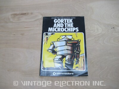 Gortek And The Microchips - Manual Only - Commodore 64 (& others ?)