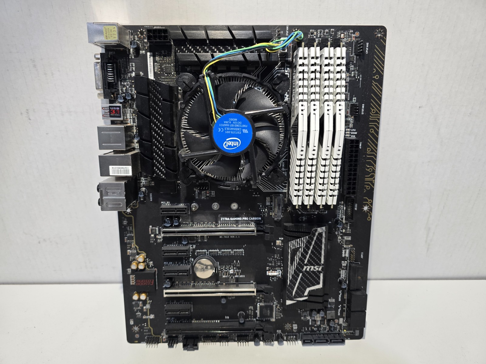MSI Z170A Gaming Pro Carbon Motherboard, Intel Core i7-6700K