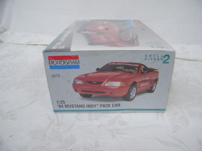 NEW Monogram 94 Mustang Indy Pace Car Model