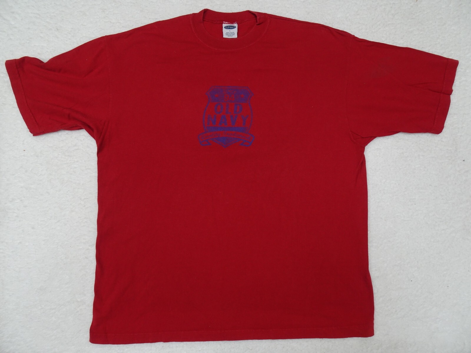 Vintage Old Navy Quality Trademark Since 94 T Shirt Large
