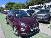 2019 Fiat 500 1.2 Lounge Euro 6 (s/s) 3dr HATCHBACK Petrol Manual