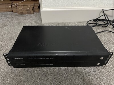 Lot of 2 Autonomic MMS-2A Two Source Mirage Audio Server With Rack Mount Ears