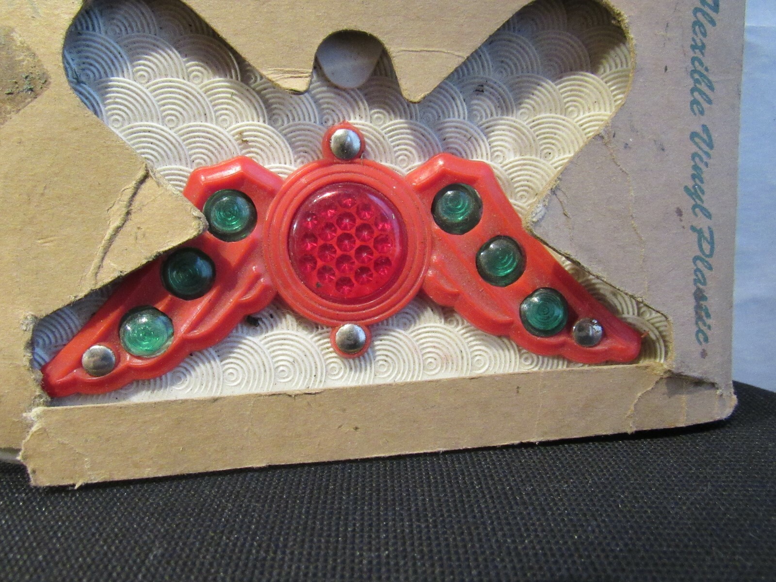 Vintage Seven Jeweled Bicycle Fender Flap