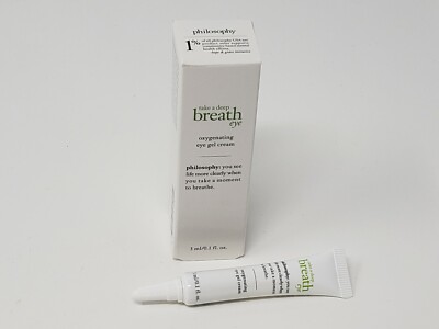 Philosophy Take a Deep Breath Oxygenating Eye Gel Cream .1 oz Travel Size