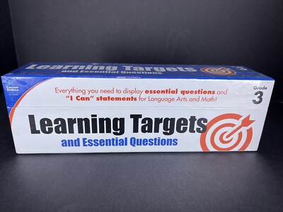 New Carson Dellosa Publishing Learning Targets and Essential Questions Grade 3