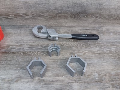 Multifunction Double-ended Wrench Large Opening Adjustable For Water Pipe Repair