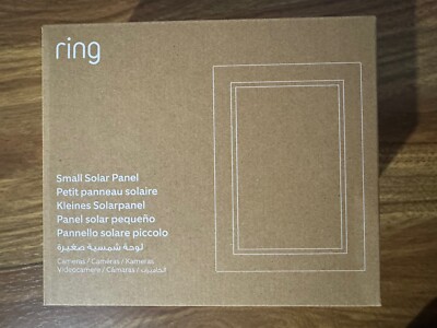 RING SMALL SOLAR PANEL FOR RING CAMERAS USB-C Brand New