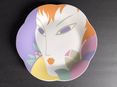 Vintage 1986 Sango Visage Collection by Larry Laslo Plate ~ 8 5/8  New!!