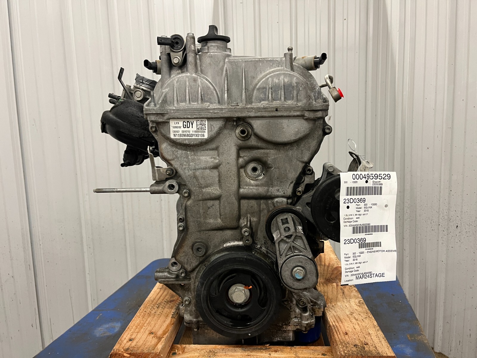 EQUINOX ⑤ 18 19 20 Chevy Equinox Engine Motor 1.5L Vin V 8th Digit
