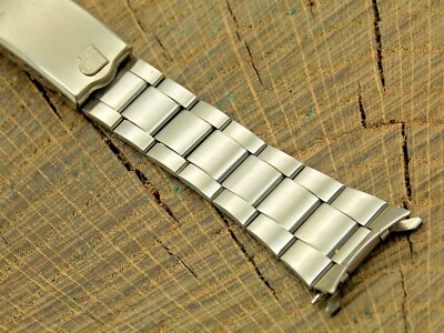 Pulsar Vintage NOS Unused Deployment Clasp Stainless Steel 17.5mm Watch Band