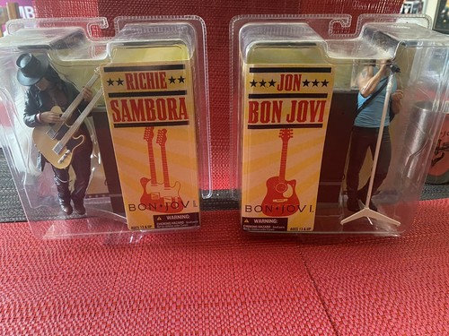 Jon Bon Jovi & Richie Sambora Action Figures Toy Figurine