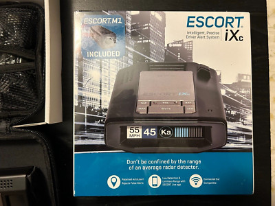 Escort iXc Detector include Escort M1 Dash Camera Bundle HD 16GB