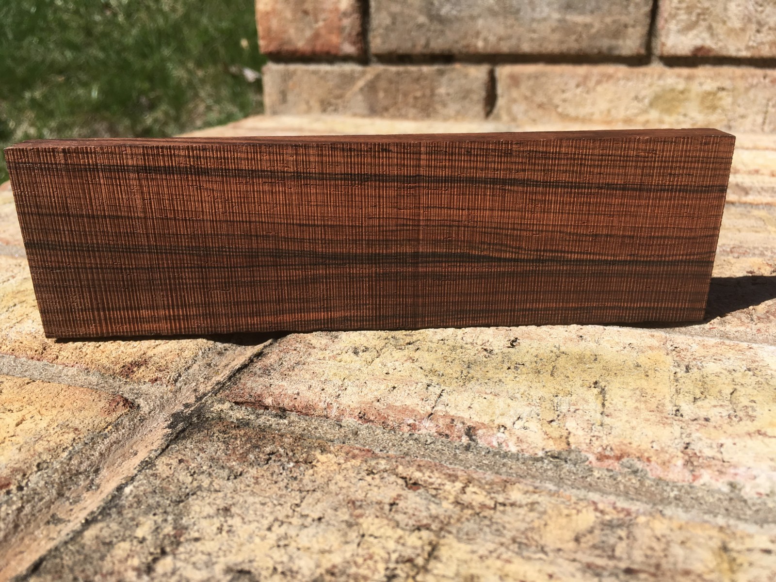 BRAZILIAN ROSEWOOD GUITAR BRIDGE BLANK-FROM GIBSON KALAMAZOO FACTORY