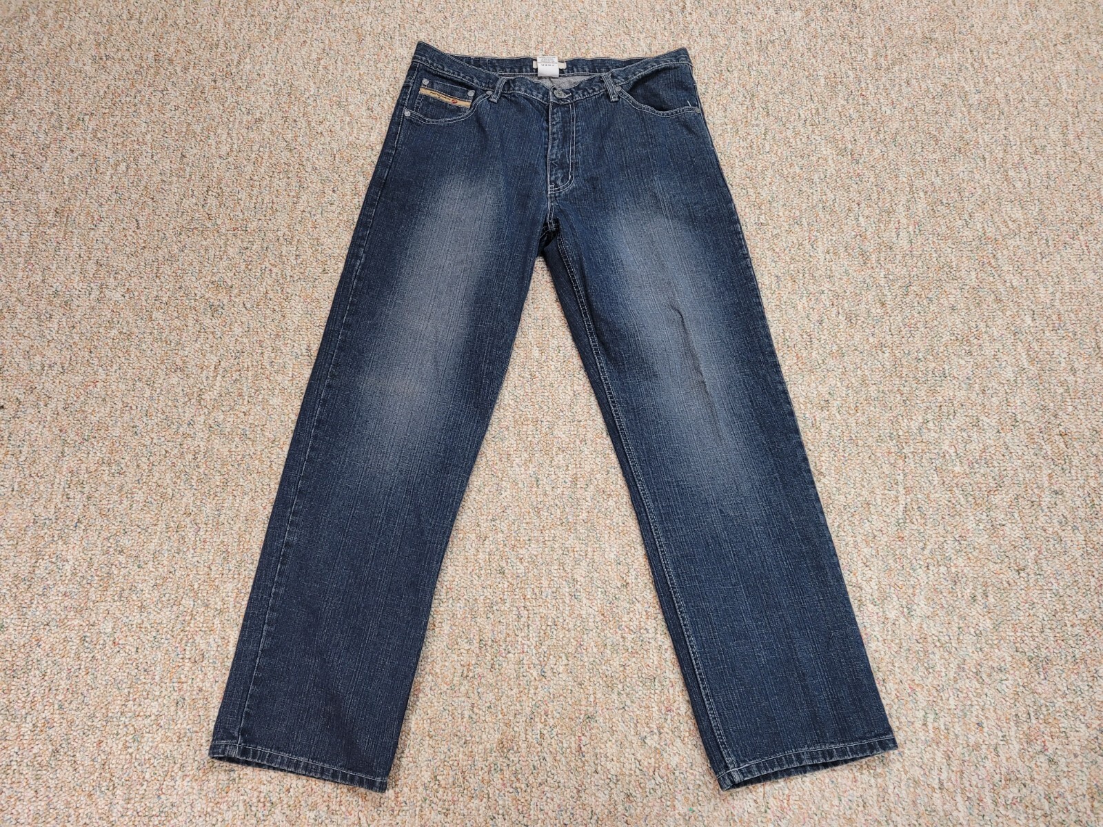 Paco Denim Jeans Mens 38x34 Blue Hip Hop Streetwear Rap Paco Denim Jeans Mens 38x34 Blue Hip Hop Streetwear Rap