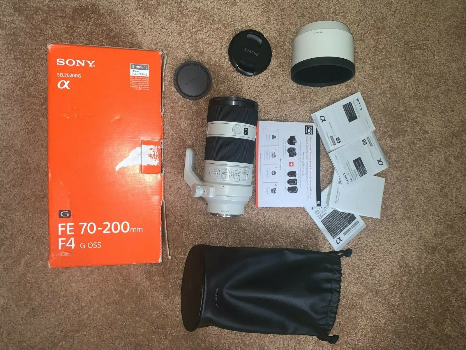 Sony FE 70-200mm F4 G OSS (G series) (Used 3X's!) | eBay Sony FE 70-200mm F4 G OSS (G series) (Used 3X's!) | eBay