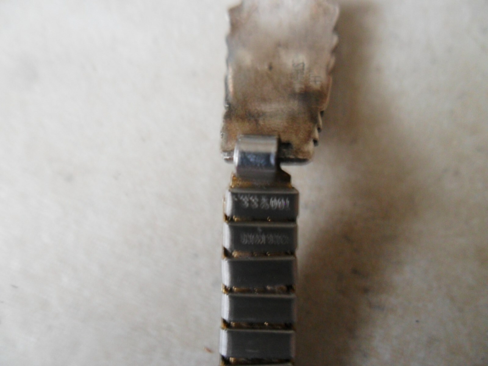 J.B. Sterling Eagle on Gold Colored Leaf Tips Ladies Watch Band