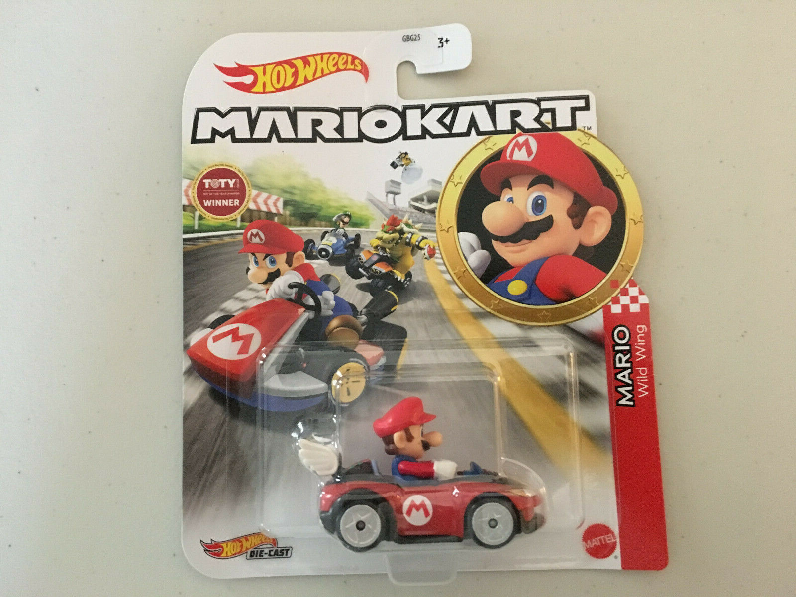 ホットウィール GRN17 マリオ　ワイルドウイング Mario Wild Wing - Mario Kart Character Cars - Hot Wheels