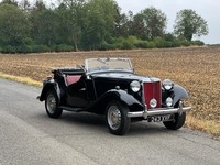 MG TD,1953, UK car, older restoration and driving great.