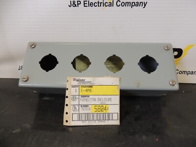 HOFFMAN CAT. NO. E4PB PUSHBUTTON ENCLOSURE N.O.S.