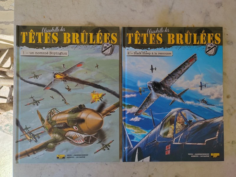 Lot L'Escadrille Des Tetes Brulees 1 Et 2 Arroyo Veys Zephyr Ttbe