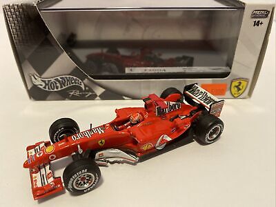Ferrari F2004 Michael Schumacher Marlboro Decaled F1 04 1:43 Hot Wheels EX-MIB