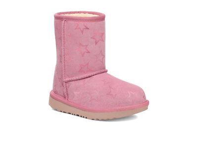 Ботинки для девочек UGG Kids Classic II с переливающимися звездами (для маленьких детей/для больших детей)