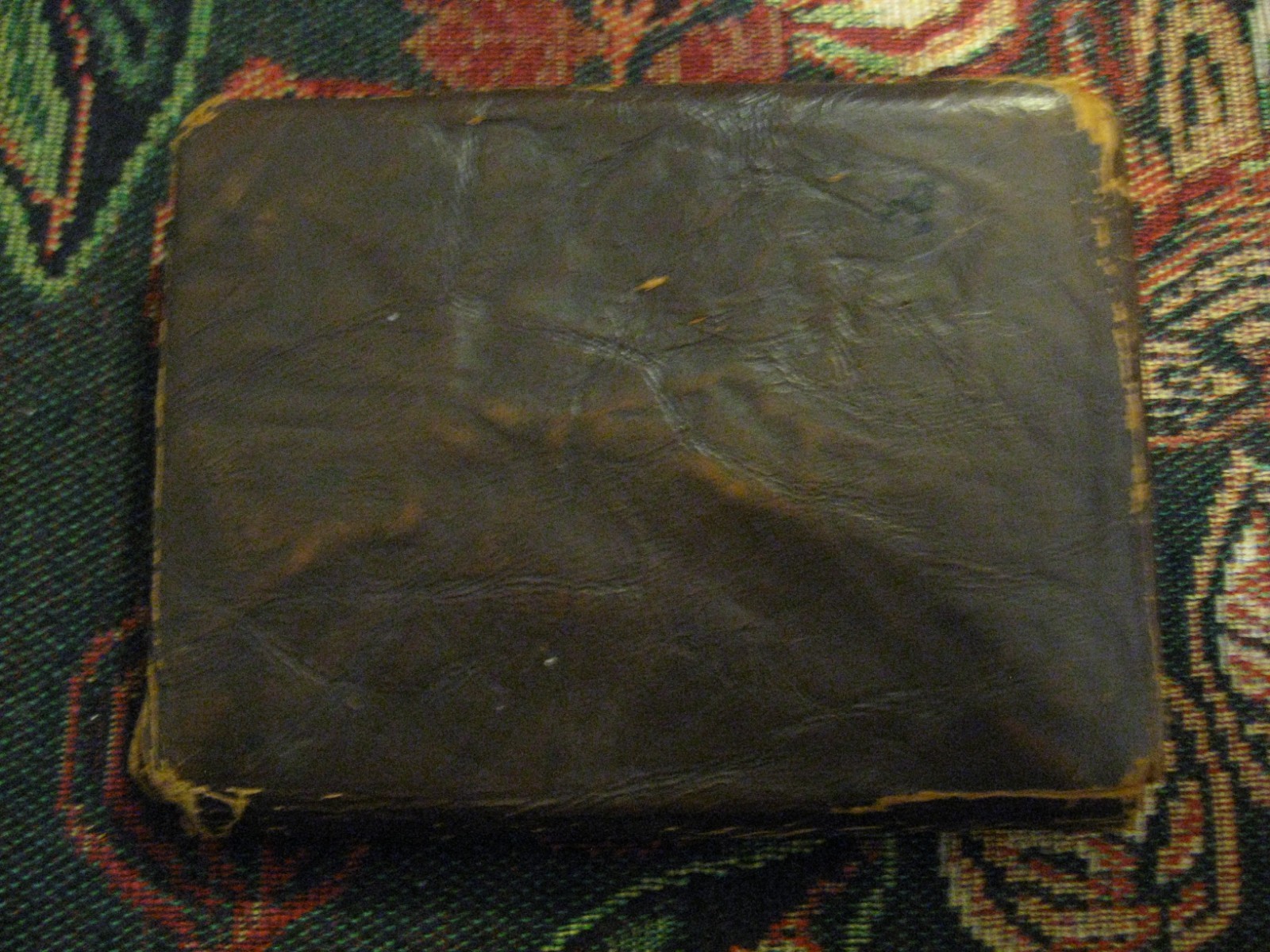 Antique Leather Travel Clothing Sewing Kit Collectible