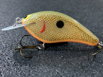 Custom Balsa Topwater Prop Bait Tease Hot Shad Color Black Label Tackle