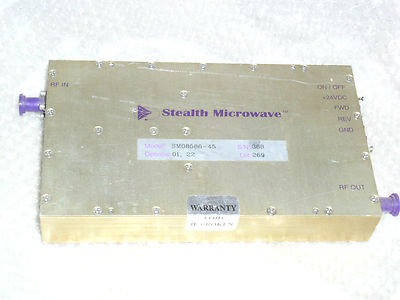 NEW STEALTH MICROWAVE MERCURY 32 WATT RF POWER AMPLIFIER 850-860 MHZ 24V 45 DBM