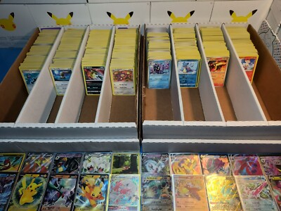 POKEMON CARD COLLECTION LOT 100+ CARDS! Birthday Gift Kids Present English USA