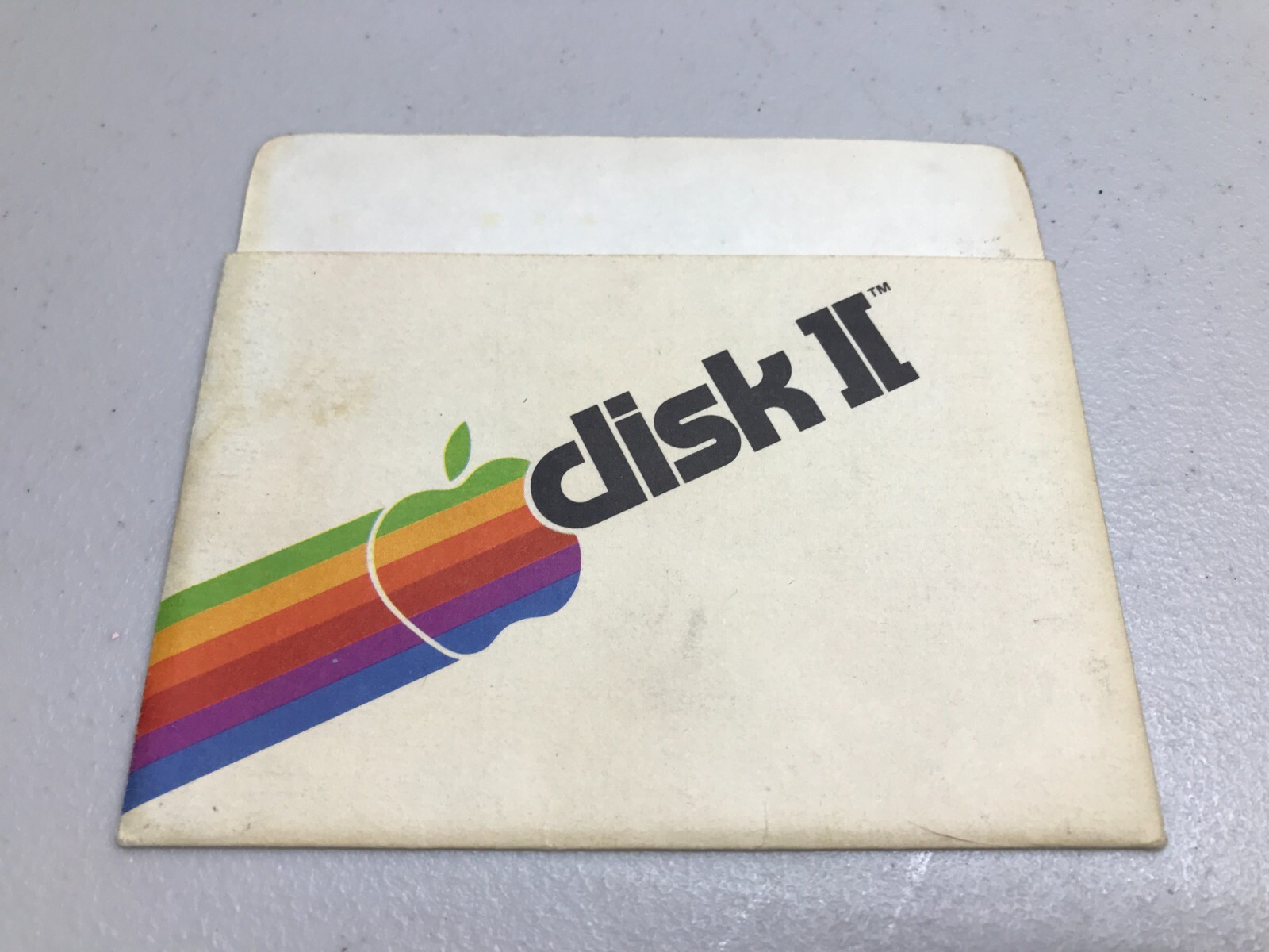 Apple Disk II Original Sleeve Colorful Logo 5.25 Paper 4