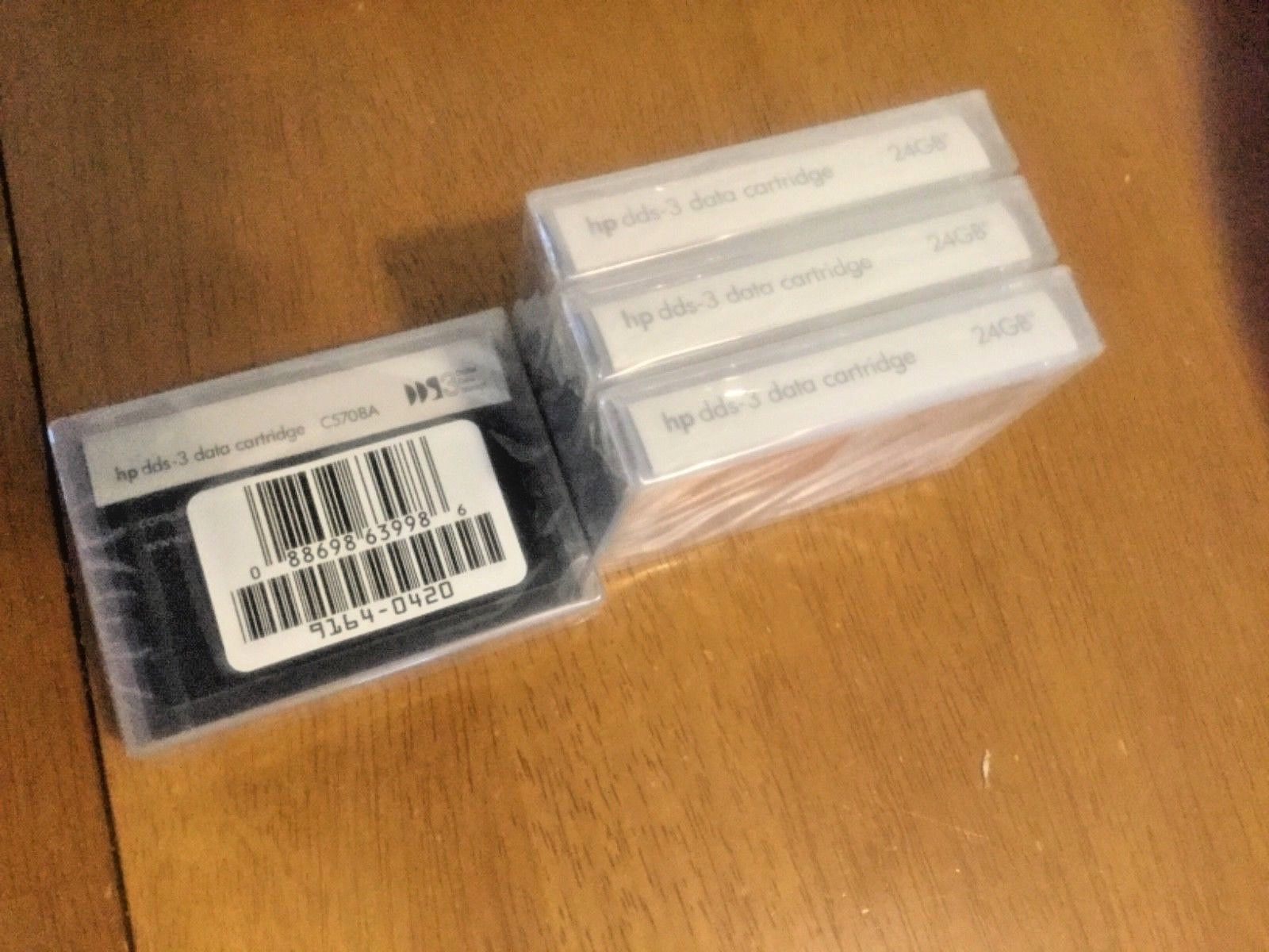 9 x HP DDS-3 C5708A Cartridge 24GB New Old Stock NOS