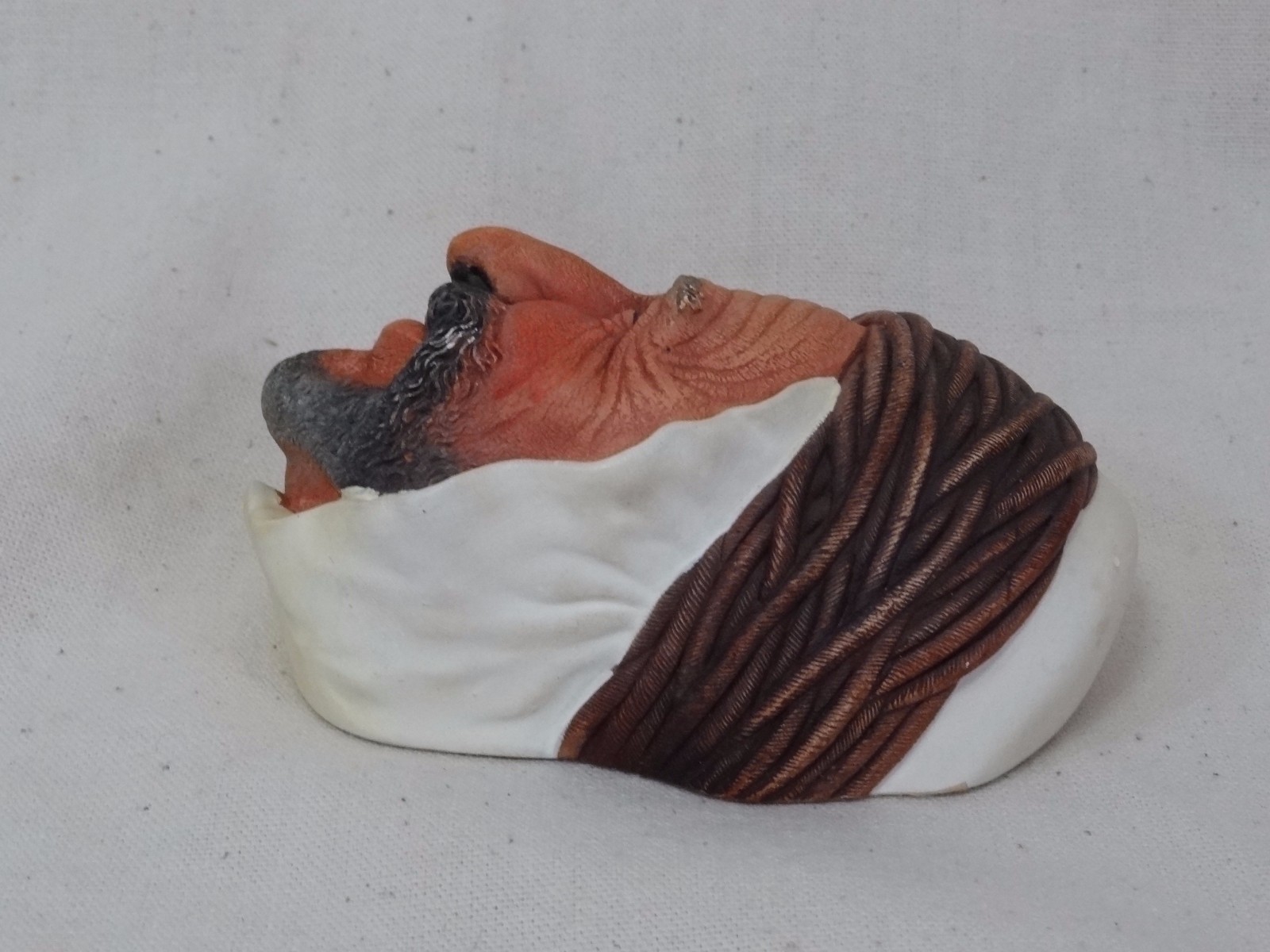 Vintage Bossons England Persian Wall Hanging Chalkware Head ML