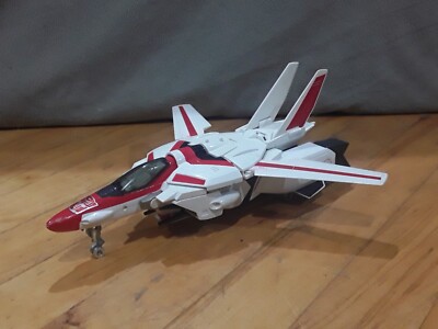VINTAGE 1985 TRANSFORMERS G1 JETFIRE AIR GUARDIAN w/GUN MINOR DAMAGE NICE COLOR