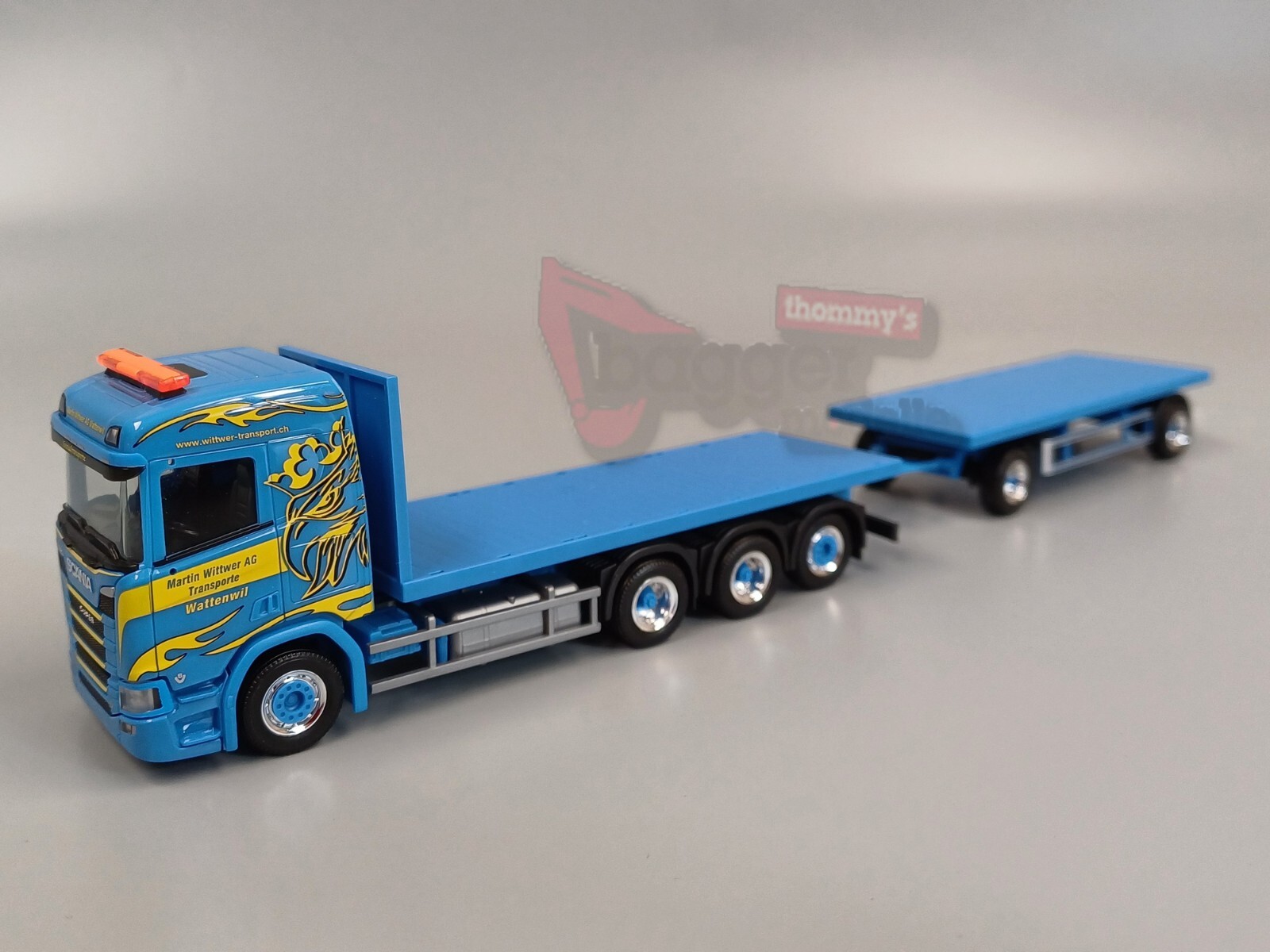 Herpa - Scania CR 20 ND Rungen-Hängerzug 