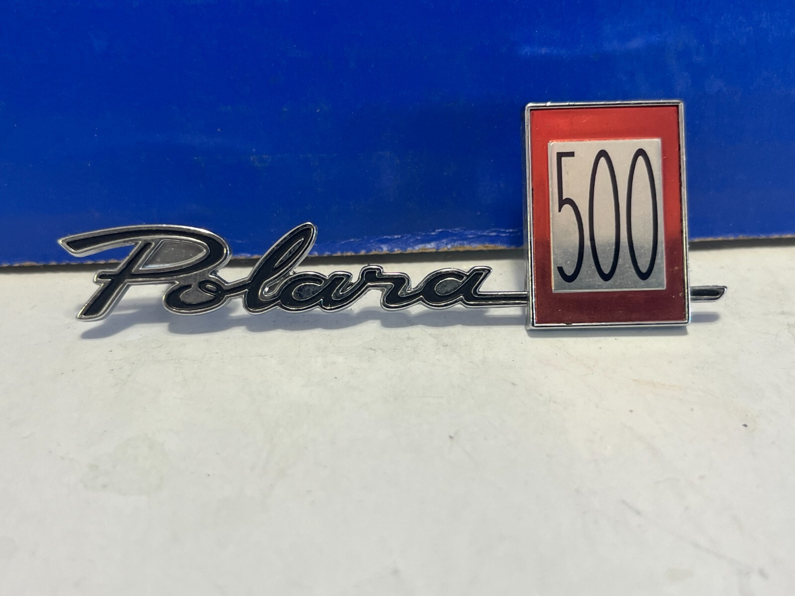 BD Hannover エンブレム VINTAGE DODGE POLARA 500 RED 2217762 MOPAR ORNAMENT EMBLEM