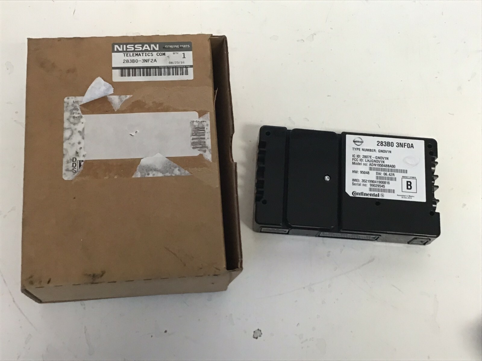 2013 Nissan Leaf OEM Telematics Communication Unit Module 283B0-3NF2A