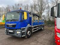 MAN/ ERF TG-M 250 18 TONNE REAR REMOTE CRANE EX JEWSONS 206,031 KM 
