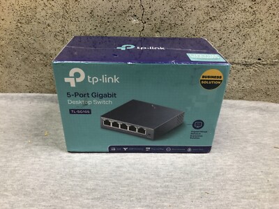 NEW tp-link 5 Port Gigabit Desktop Switch TL-SG105 SEALED 